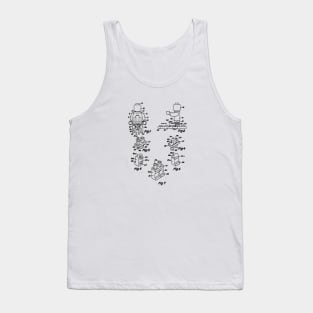 Toy Bricks Patent Drawing Tank Top